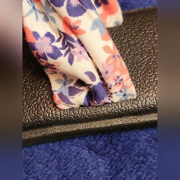 Sanuk‎ Floral Cloth Strap Women's Sz.8 Sandals - Picture 6 of 10